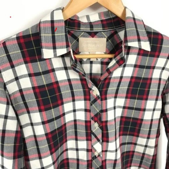 Banana Republic Soft Wash Plaid Shirt - Picture 8 of 8